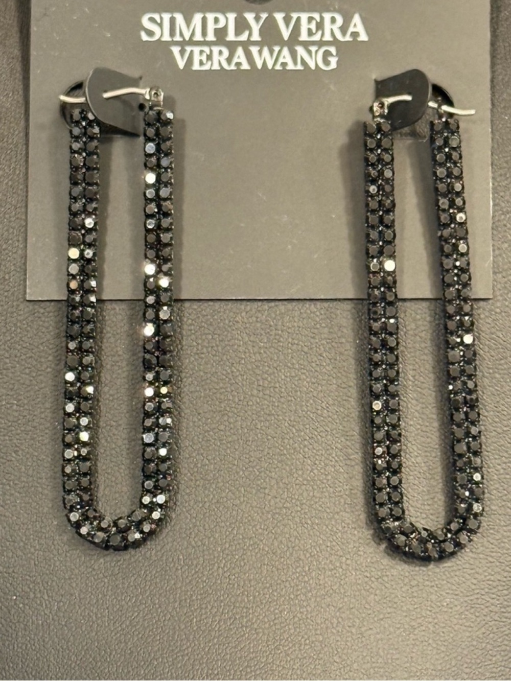 Black Stone Earrings